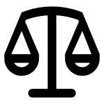 Law Scale SVG Icon